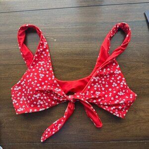 SHEIN Red Bikini Top - size S